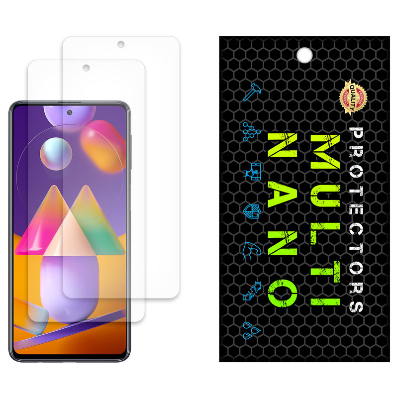 محافظ صفحه نمایش مات مولتی نانو مدل X-S2M مناسب برای گوشی موبایل سامسونگ Galaxy M31 بسته دو عددی