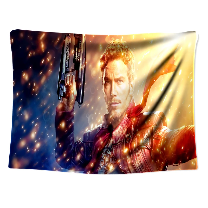 پوستر پارچه ای مدل بکدراپ بلک لایت کد 1716