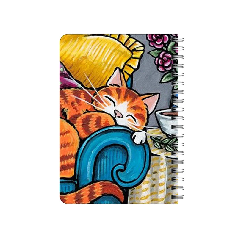 دفترچه یادداشت بامبیلیپ مدل گربه روی مبل راحتی  کد 9780724