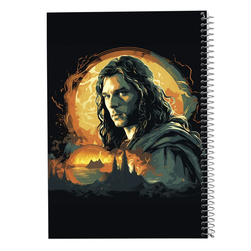 دفتر لیست خرید 50 برگ مدوپد مدل  ارباب حلقه ها The Lord of the Rings کد DF3077