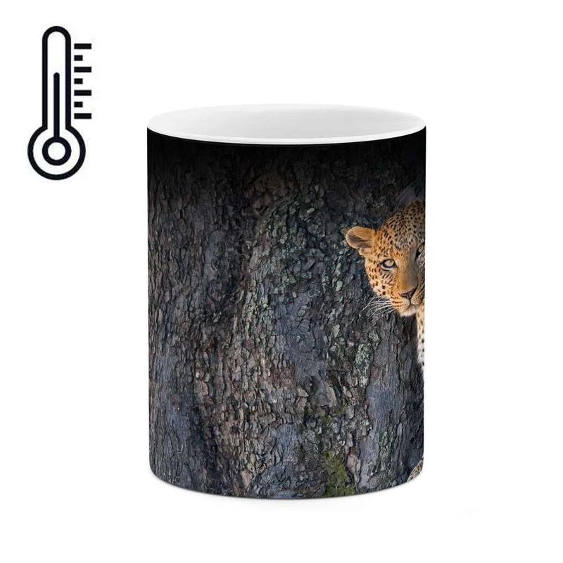 ماگ حرارتی کاکتی مدل پلنگ کد mgh15392