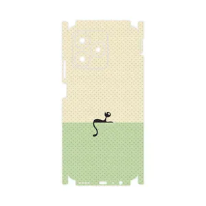 MAHOOT Minimal Internet Cat Icon-FullSkin Cover Sticker for Realme C53