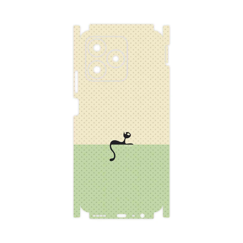 برچسب پوششی ماهوت مدل Minimal Internet Cat Icon-FullSkin مناسب برای گوشی موبایل ریلمی C53
