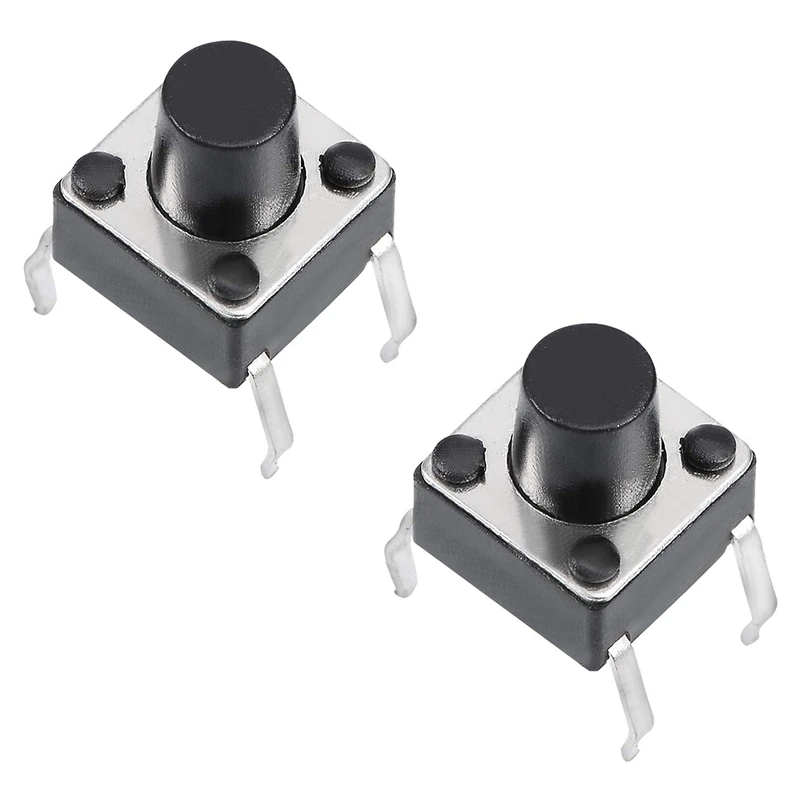 میکرو سوئیچ مدل Vertical-6×6×7-4P بسته 2 عددی
