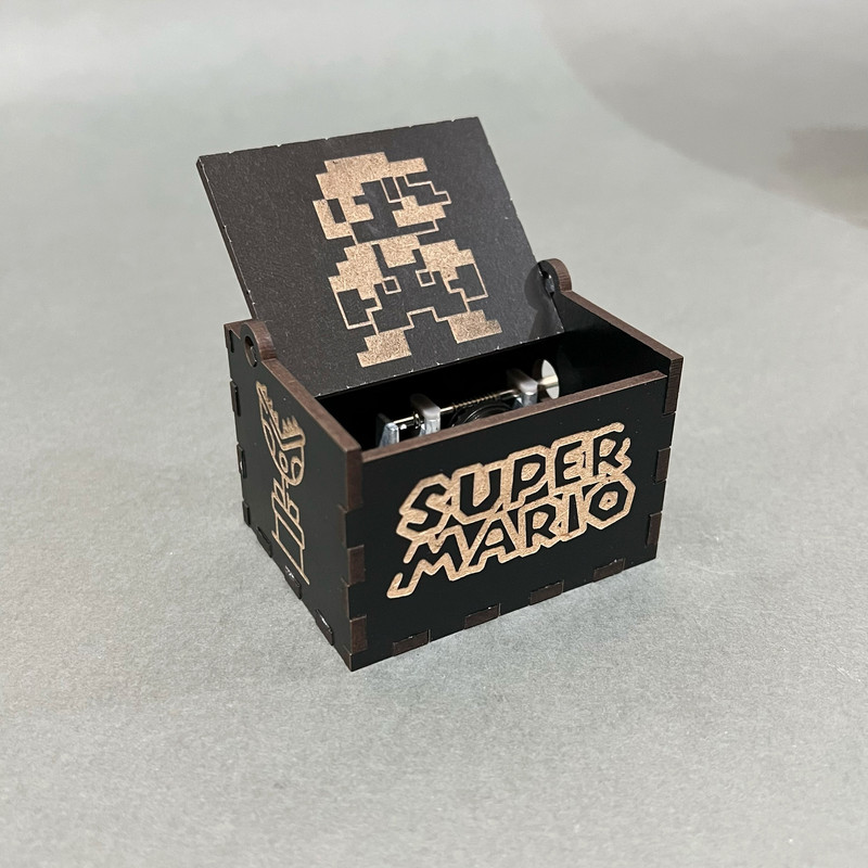 جعبه موزیکال اینو دلا ویتا مدل Arca Figura ملودی Super Mario سوپر ماریو طرح قارچ خور بازی میکرو