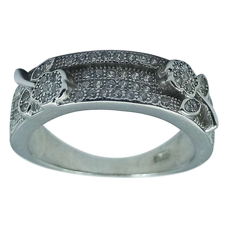 انگشتر نقره زنانه سلین کالا مدل برلیان ce-As236