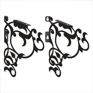 پایه نگهدارنده طبقه دیواری مدل اسلیمی کد A-ESHP131 بسته دو عددی