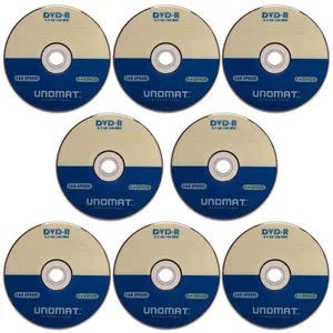 دی وی دی خام یونومات مدل DVD - R بسته 8 عددی