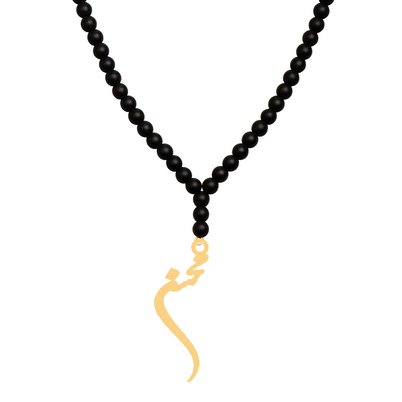 گردنبند طلا 18 عیار زنانه کرابو طرح محسن مدل Kr71427