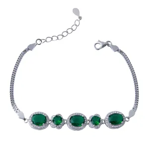   دستبند نقره زنانه بازرگانی میلادی کد DP_114