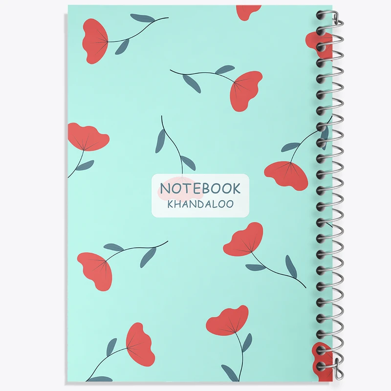 دفتر لیست خرید 50 برگ خندالو طرح گل گلی کد N935