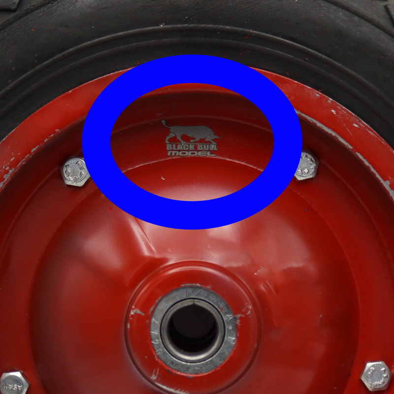 چرخ فرغون مدل بلک بول کد YP-GH-TOPOR-350-8