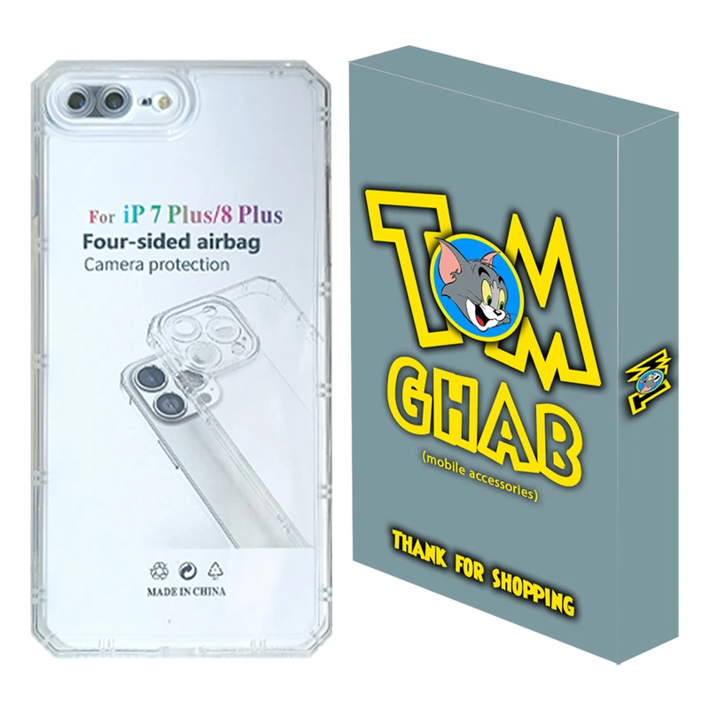 کاور تام قاب مدل ژله ای مناسب برای گوشی موبایل اپل iPhone 8 Plus