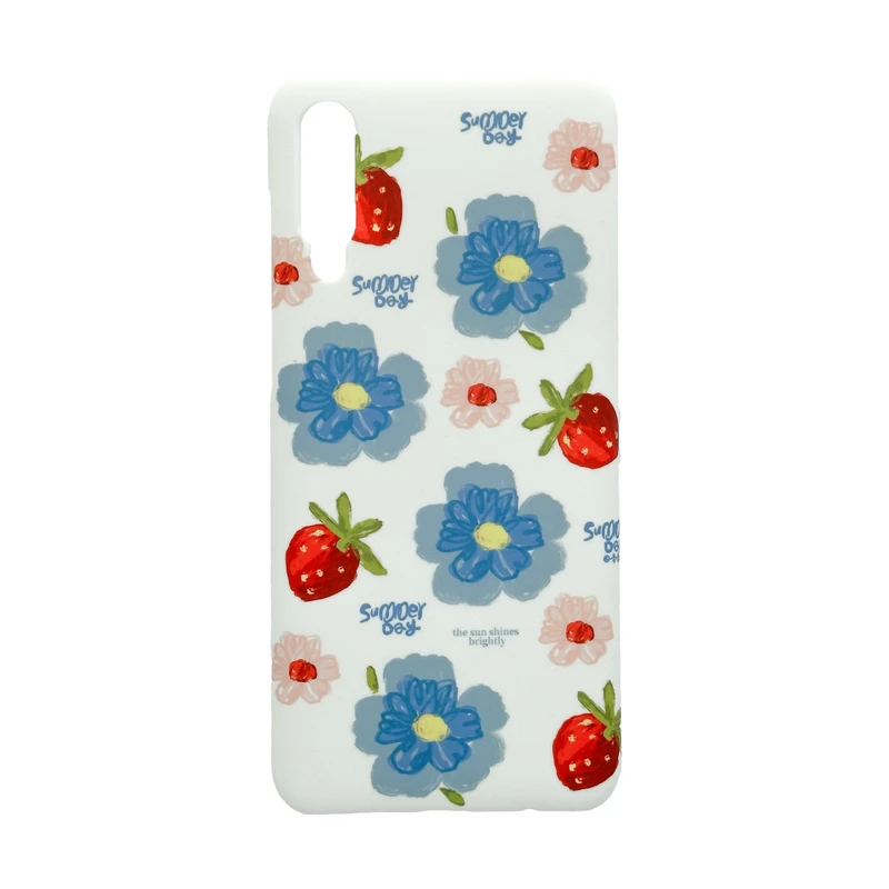 کاور گارد قاب علوی مدل گل مناسب برای گوشی موبایل سامسونگ Galaxy A50 