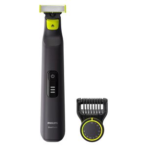 ماشین اصلاح موی صورت فیلیپس مدل QP6530/23 با تیغه استیل ضدزنگ، خط زن و صفرزن، ضدآب، استفاده خشک و مرطوب، شانه اصلاح مدرج 12 درجه (0.5 تا 9 میلی‌متر)، شارژ 1 ساعته برای 90 دقیقه استفاده و طراحی ارگونومیک