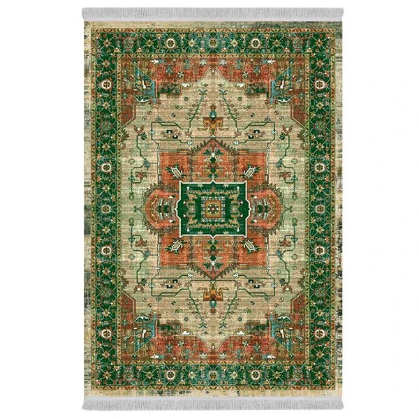 فرش پارچه‌ای دفه مدل فرشینه طرح مدرن کد 679