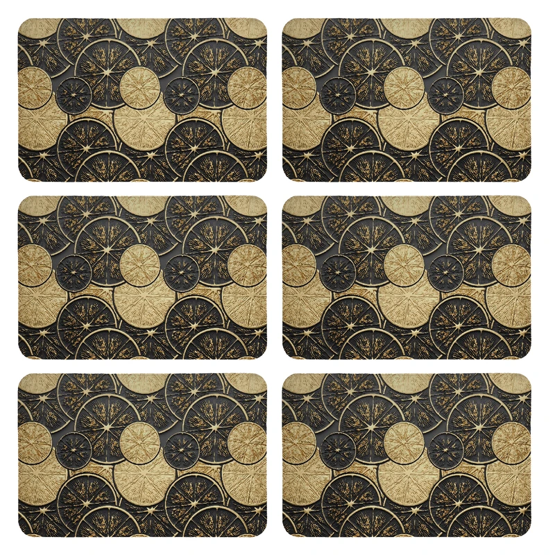 زیربشقابی طرح کلاسیک کد 8829 بسته 6 عددی 