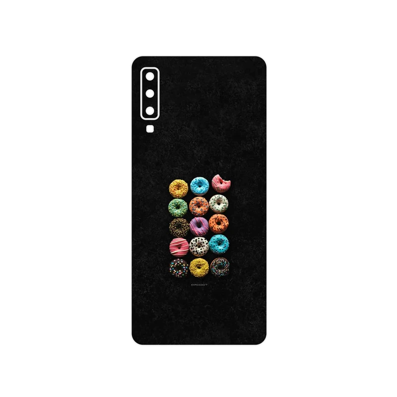 برچسب پوششی ماهوت مدل Doughnut مناسب برای گوشی موبایل سامسونگ Galaxy A7 2018