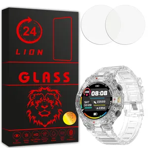 محافظ صفحه نمایش لاین مدل RB007 مناسب برای ساعت هوشمند DT5 Sport Gps بسته دو عددی
