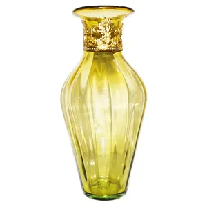 گلدان شیشه ای مدل نارنی
