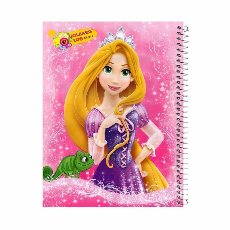 دفتر مشق 100 برگ گلبرگ طرح دخترانه کد 754