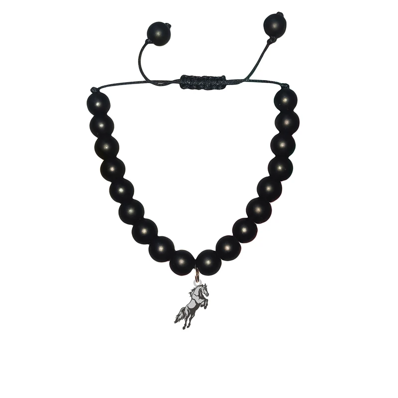 دستبند مهره‌ای هایکا مدل رخ اسب کد am.jh 66