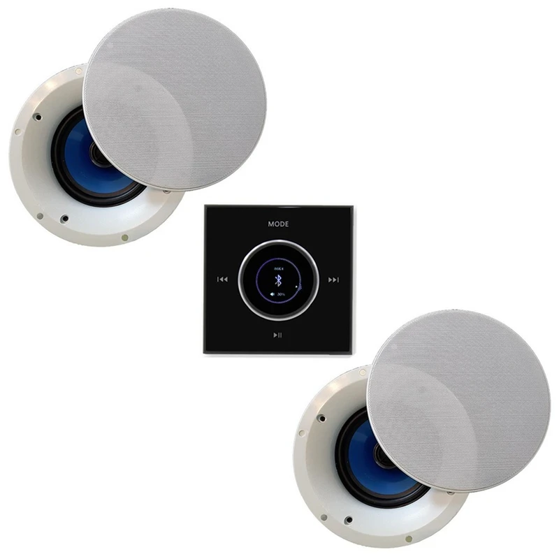 اسپیکر سقفی مدل 618 به همراه پنل صوتی ولوم دار مجموعه ۳ عددی