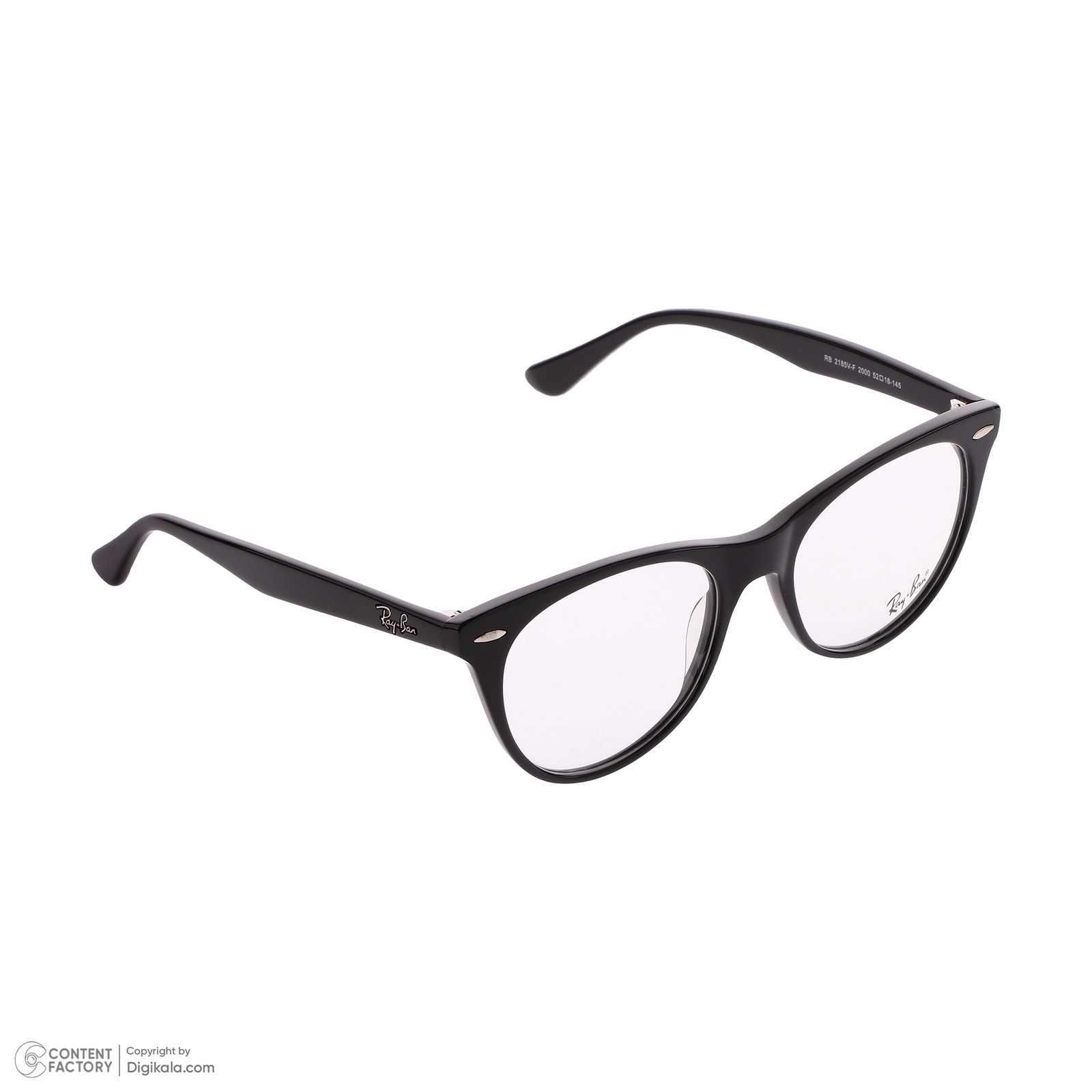 فریم عینک طبی ویفرر (Wayfarer) ری بن مدل 0RB2185V-F-2000 مناسب برای صورت مستطیل، مربع، قلب و بیضی -  - 4