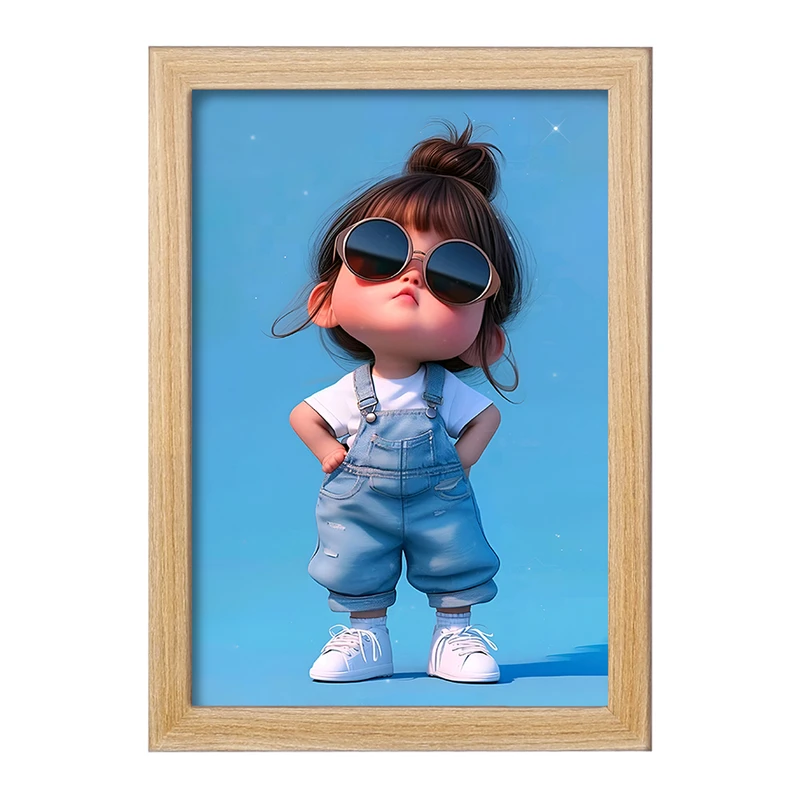 تابلو خندالو مدل دخترانه کیوت کد F4221