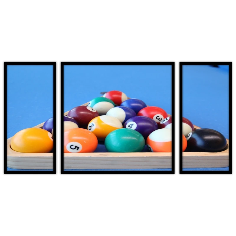 تابلو بکلیت طرح توپ بیلیارد  مدل B-bu3168 مجموعه 3 عددی