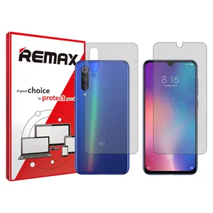 Remax HyMTT model matte screen protector suitable for Xiaomi Mi 9 SE mobile phone along with the back protector