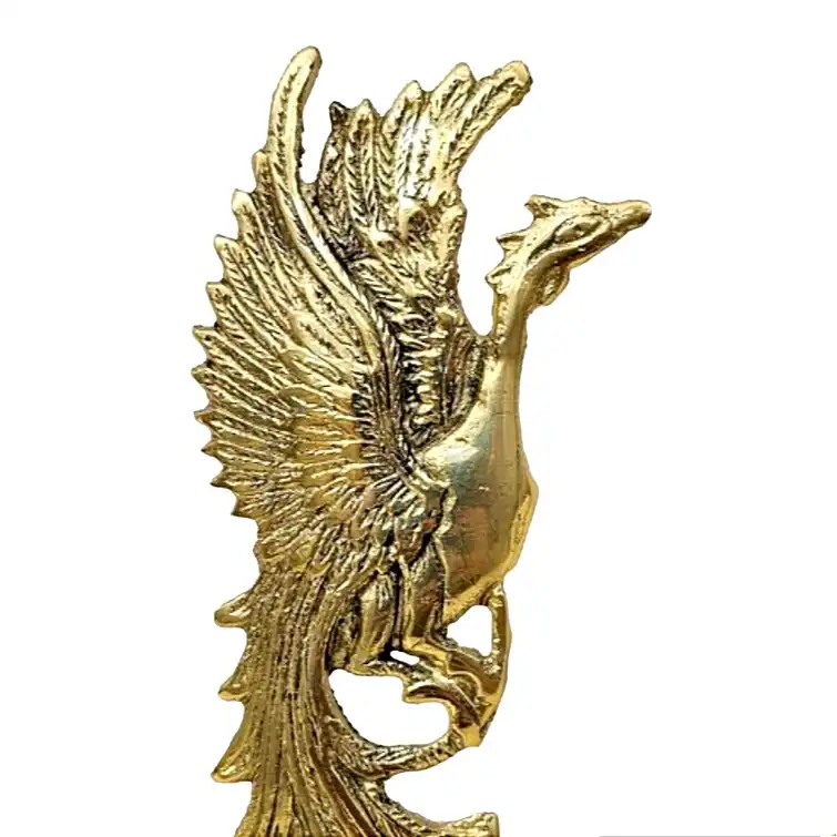 مجسمه برنجی مدل سیمرغ کد H-1164 بسته 2 عددی