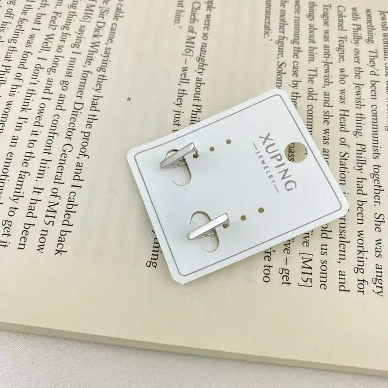 گوشواره زنانه ژوپینگ مدل مثلث کد E4350