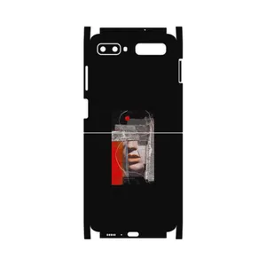 MAHOOT Collage of Mouth-FullSkin Cover Sticker for Samsung Galaxy Z Flip