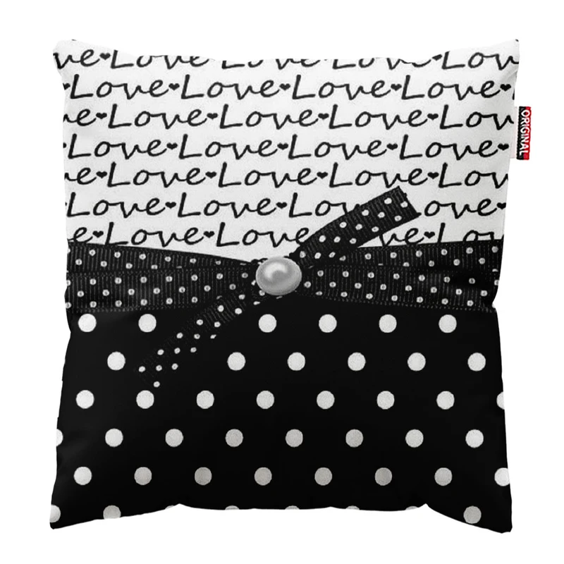 کوسن پاد آفرین طرح عشق سایز 30*30 سانتی متر کد 427