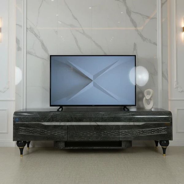 میز تلویزیون آرچین چوب مدل اطلسی مناسب برای تلویزیون تا 65 اینچ