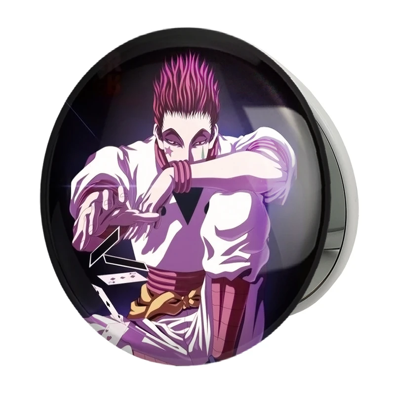 آینه جیبی خندالو طرح هیسوکا انیمه هانتر ایکس هانتر Hunter × Hunter مدل تاشو کد 10740 