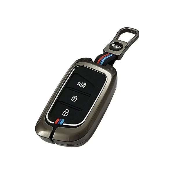 کاور ریموت و سوییچ خودرو چیکال مدل فلزی کد P-657 مناسب برای KMC T9