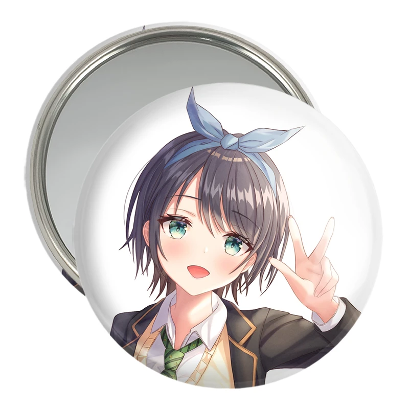 آینه جیبی خندالو مدل رکا انیمه کانوجواوکاری  کد 18206