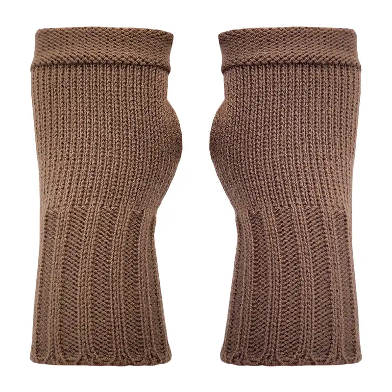 دستکش بافتنی زنانه مدل سیمپل کد ZGS01-DCR