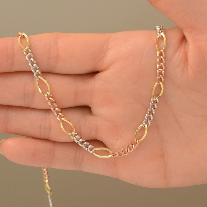 زنجیر طلا 18 عیار زنانه طلای مستجابی کد 42 زنجیر طلا 18 عیار زنانه طلای مستجابی کد 42