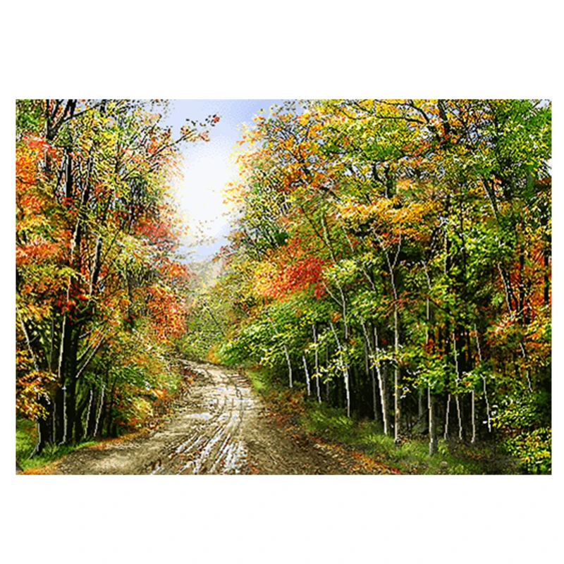 نخ و نقشه تابلوفرش طرح منظره کد 23138