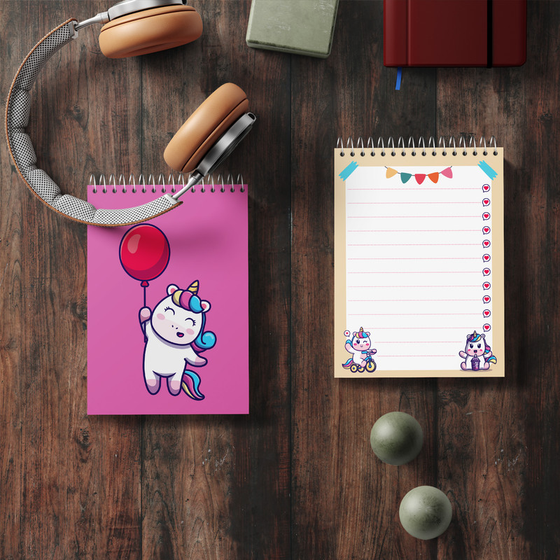 دفترچه یادداشت کایرا طرح یونیکورن 3