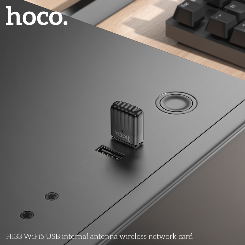 کارت شبکه USB بی سیم هوکو مدل HI33 WiFi5