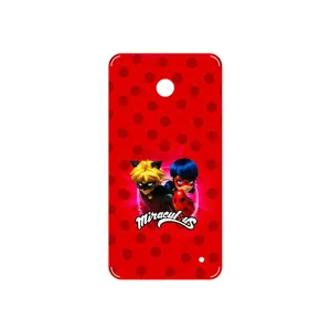 MAHOOT Ladybug and Cat Noir Cover Sticker for Nokia Lumia 630