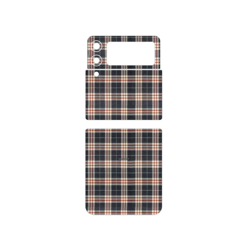 برچسب پوششی ماهوت مدل Fabric Texture 5 مناسب برای گوشی موبایل سامسونگ Galaxy Z Flip3 5G