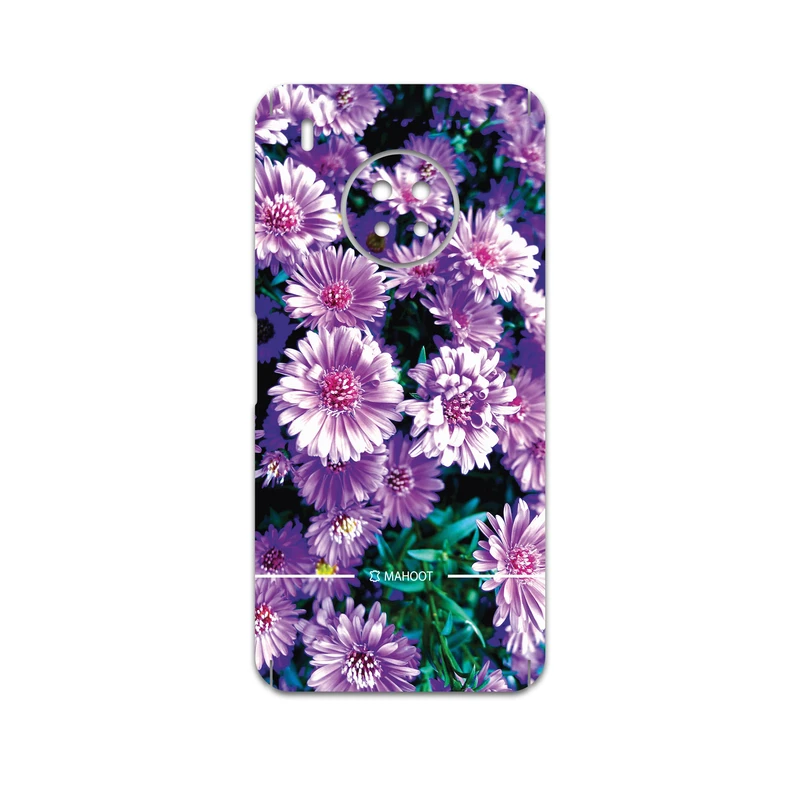 برچسب پوششی ماهوت مدل Purple-Flower مناسب برای گوشی موبایل هوآوی Y9a