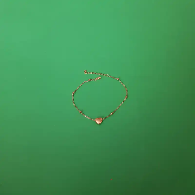 پابند زنانه مدل تک قلب و گوی