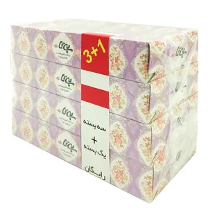 دستمال کاغذی 50 برگ بی تا مدل BI-ENG-LISHPINK50 بسته 4 عددی