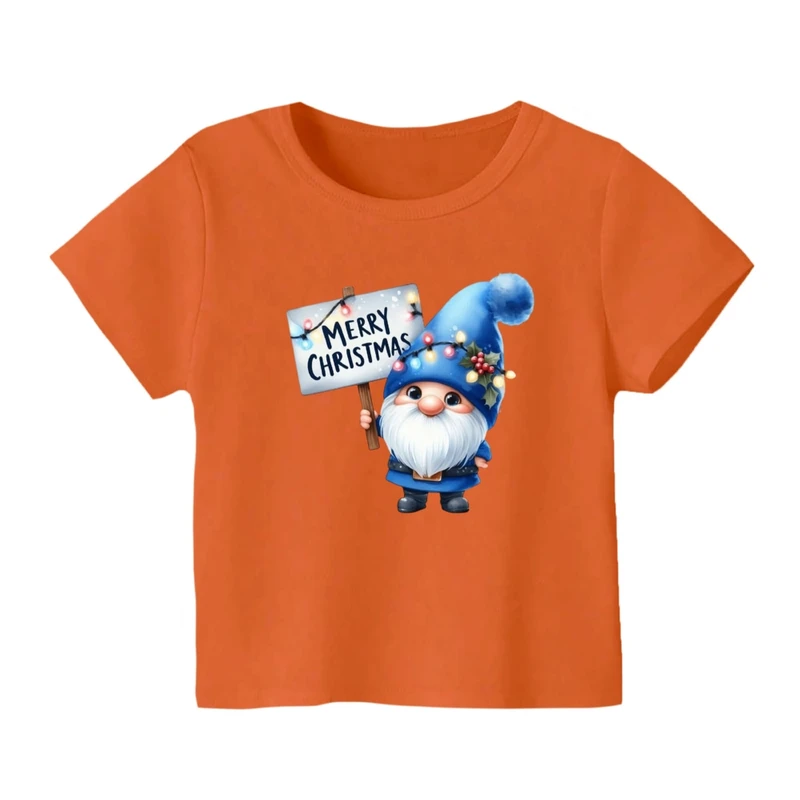 تی شرت آستین کوتاه بچگانه مدل بابانوئل کریسمس کد 32
